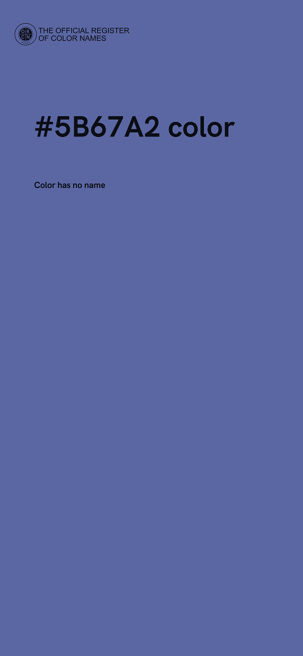 #5B67A2 color image
