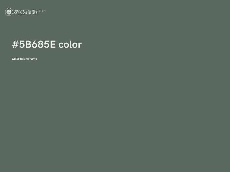 #5B685E color image