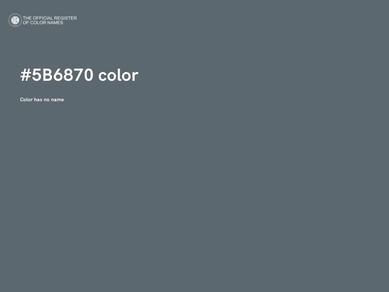 #5B6870 color image