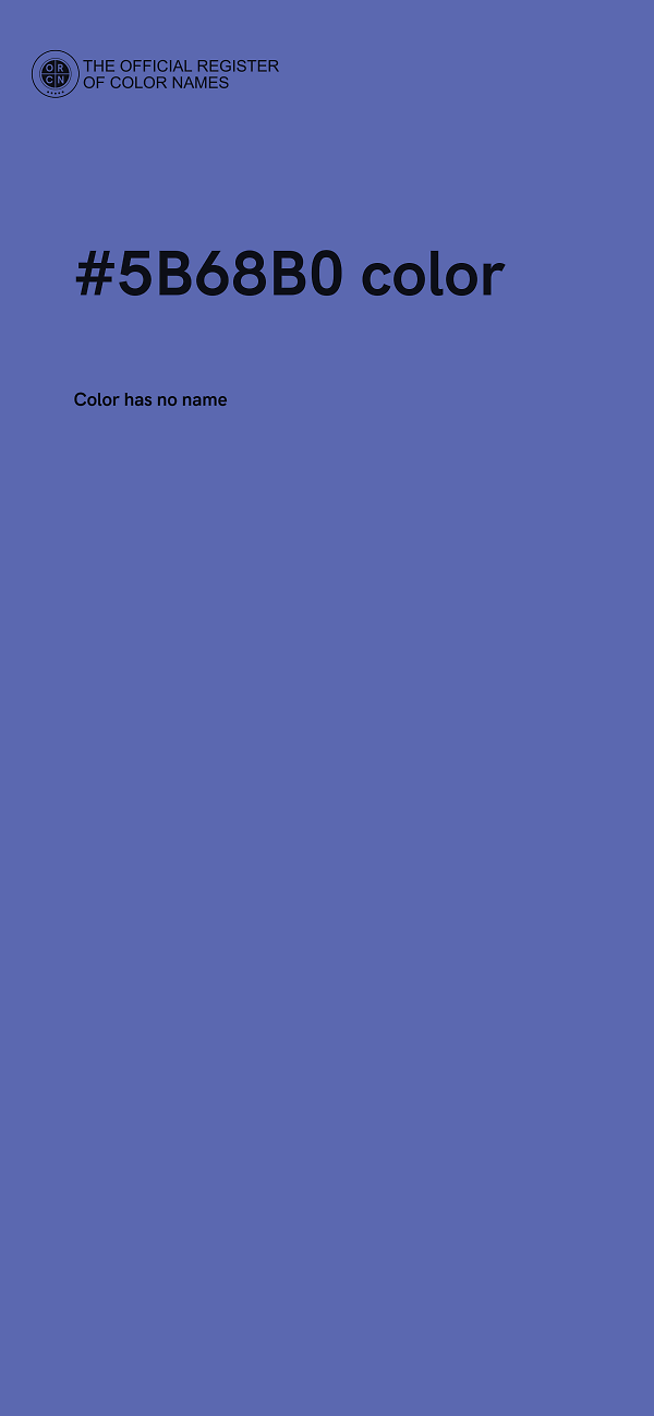 #5B68B0 color image