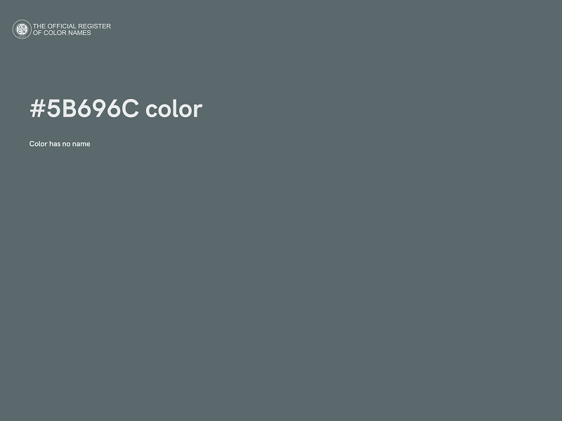 #5B696C color image