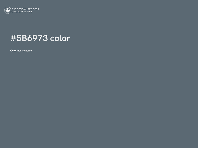 #5B6973 color image