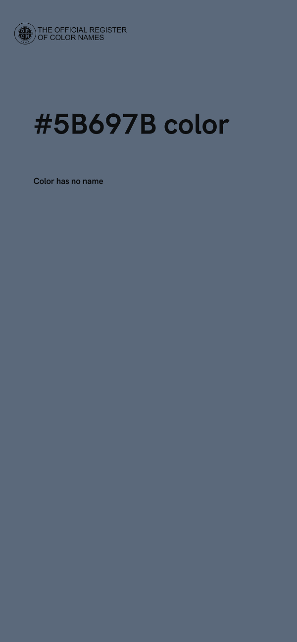 #5B697B color image