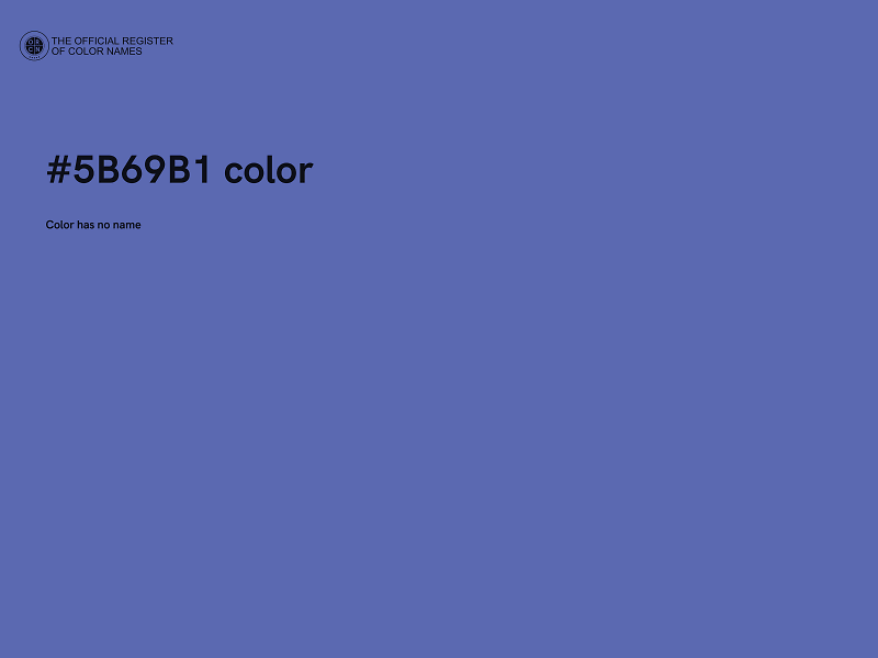 #5B69B1 color image