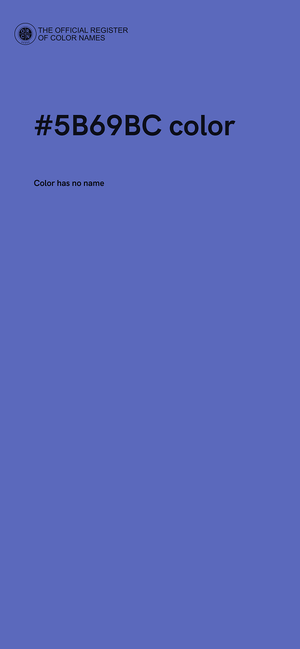 #5B69BC color image