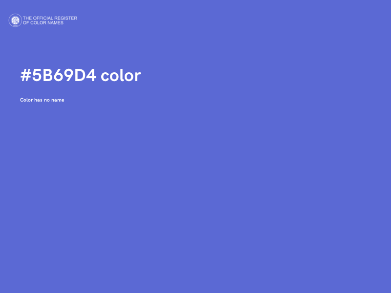 #5B69D4 color image