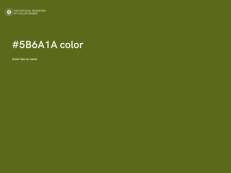 #5B6A1A color image