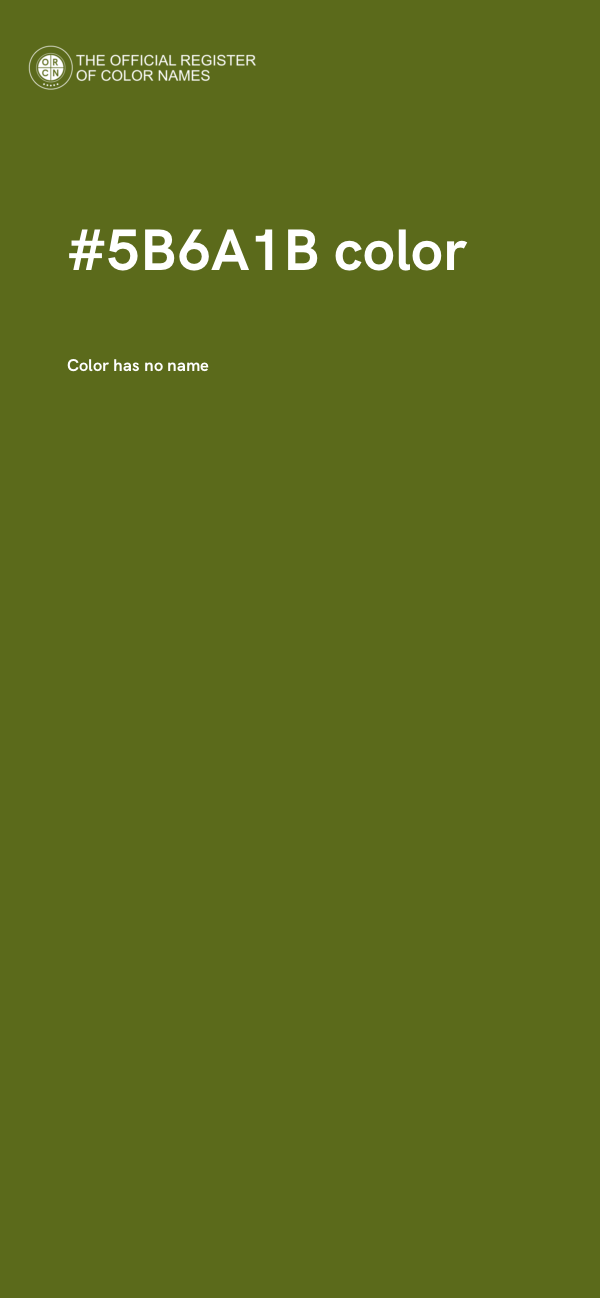 #5B6A1B color image