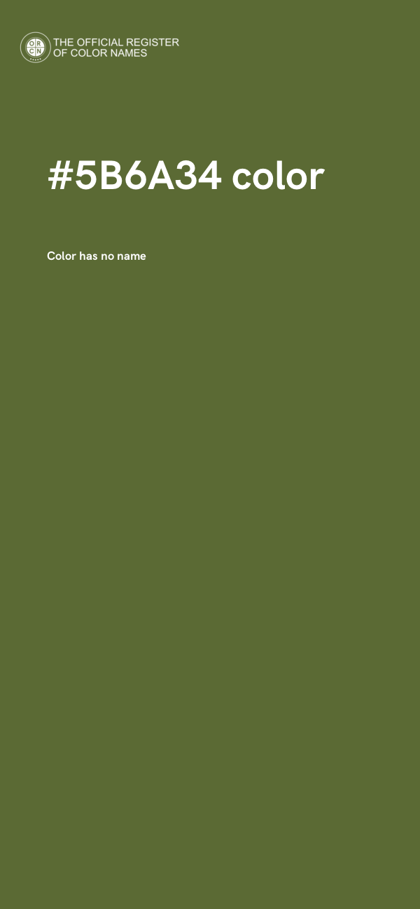 #5B6A34 color image