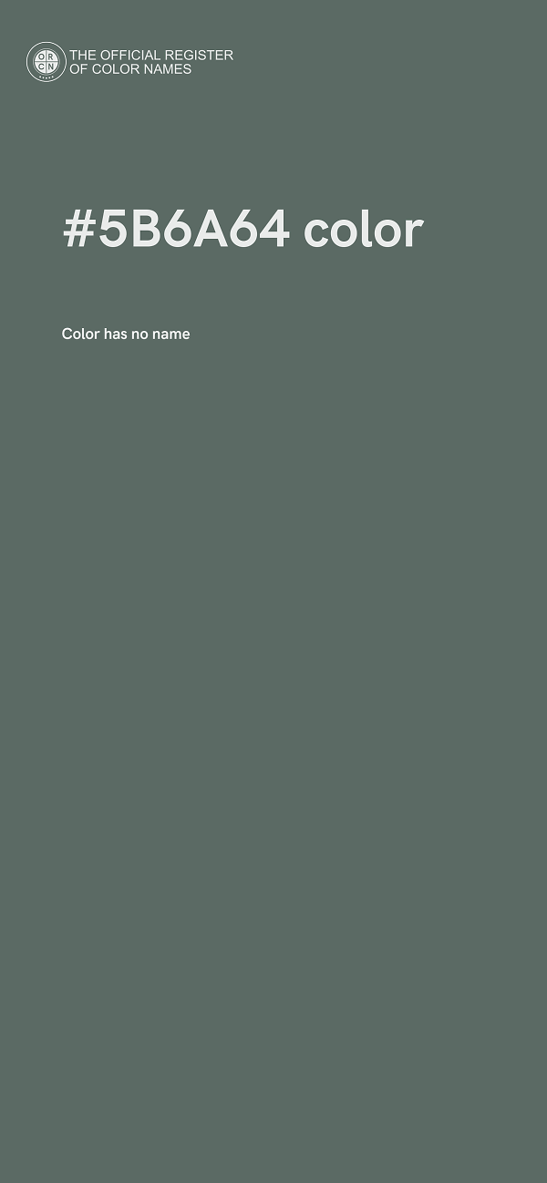 #5B6A64 color image