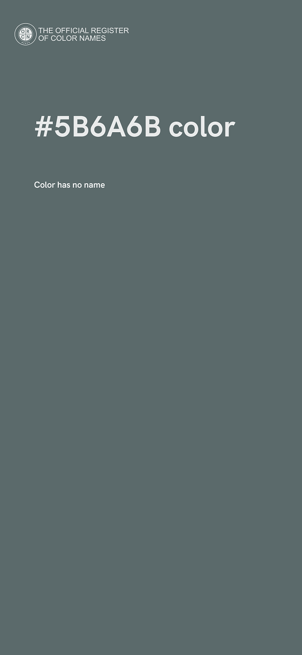 #5B6A6B color image