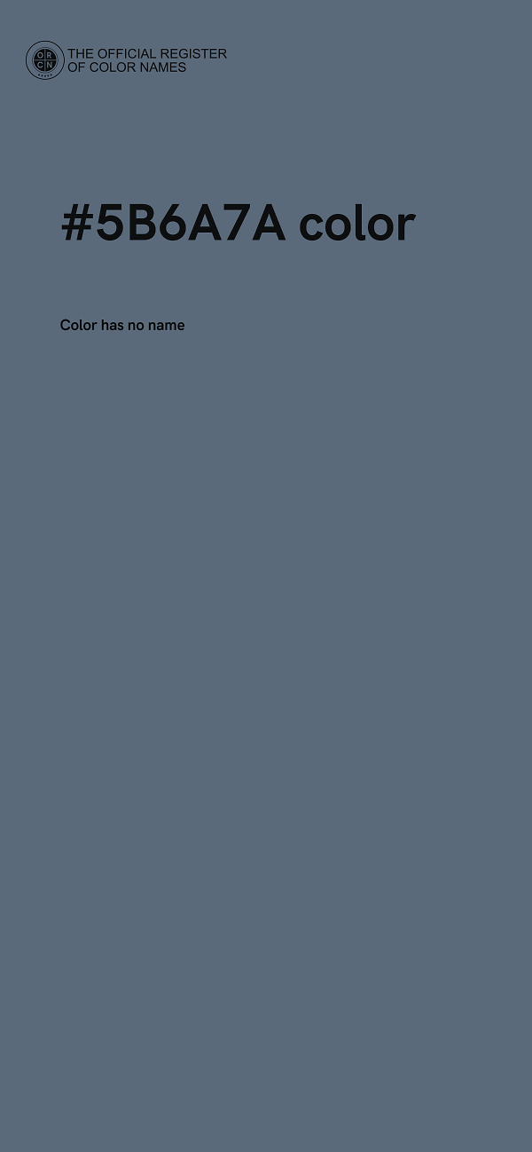 #5B6A7A color image