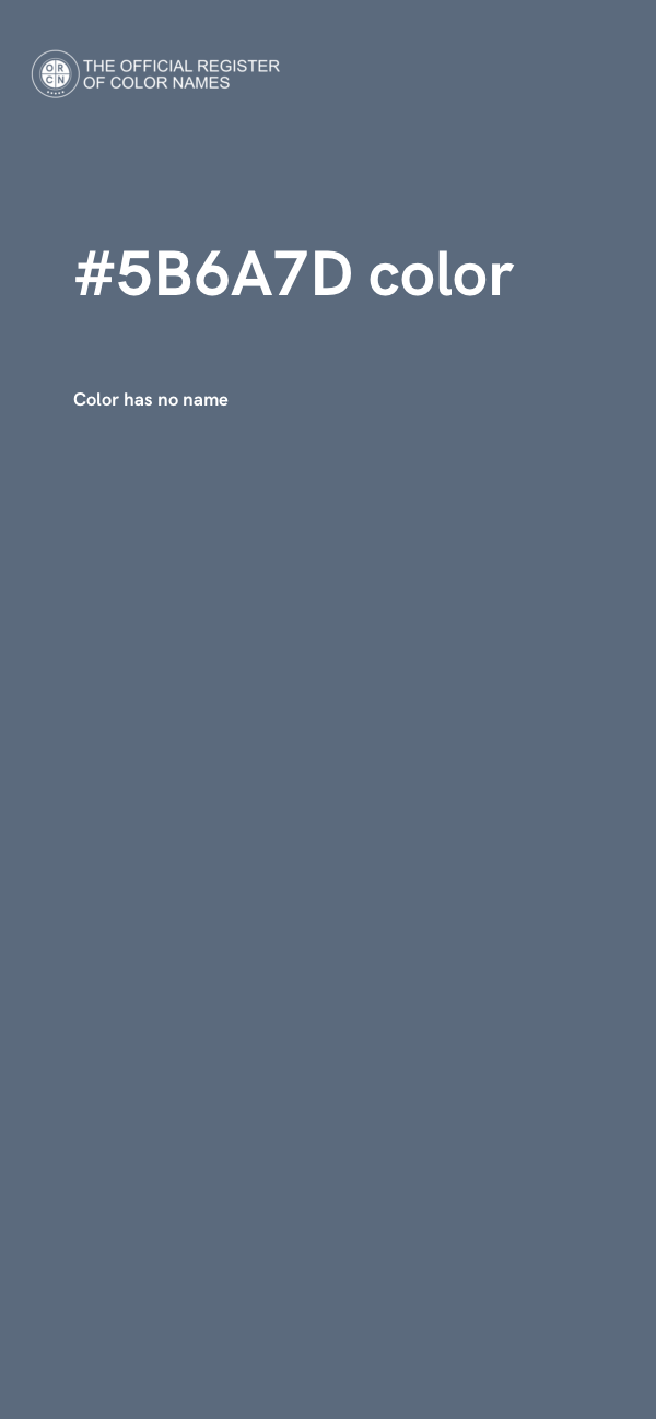 #5B6A7D color image