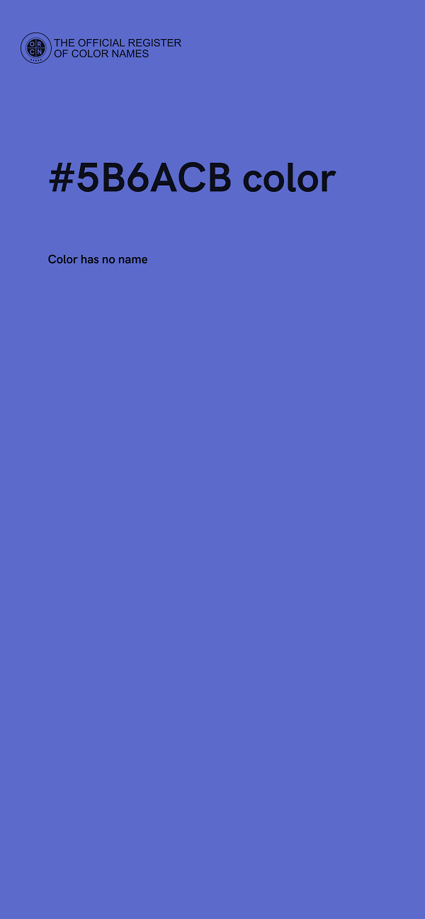 #5B6ACB color image