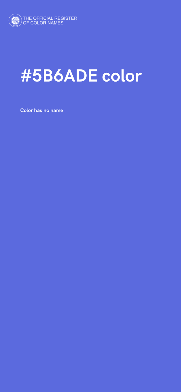 #5B6ADE color image