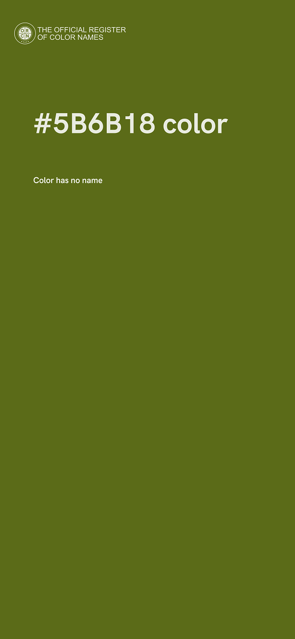 #5B6B18 color image