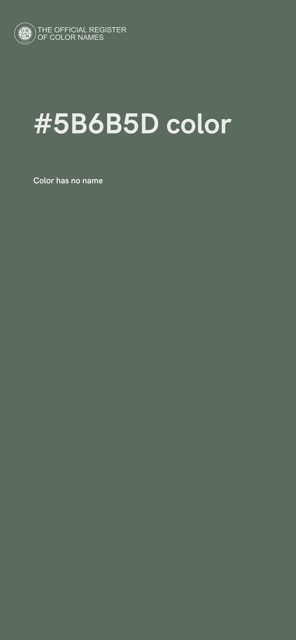 #5B6B5D color image