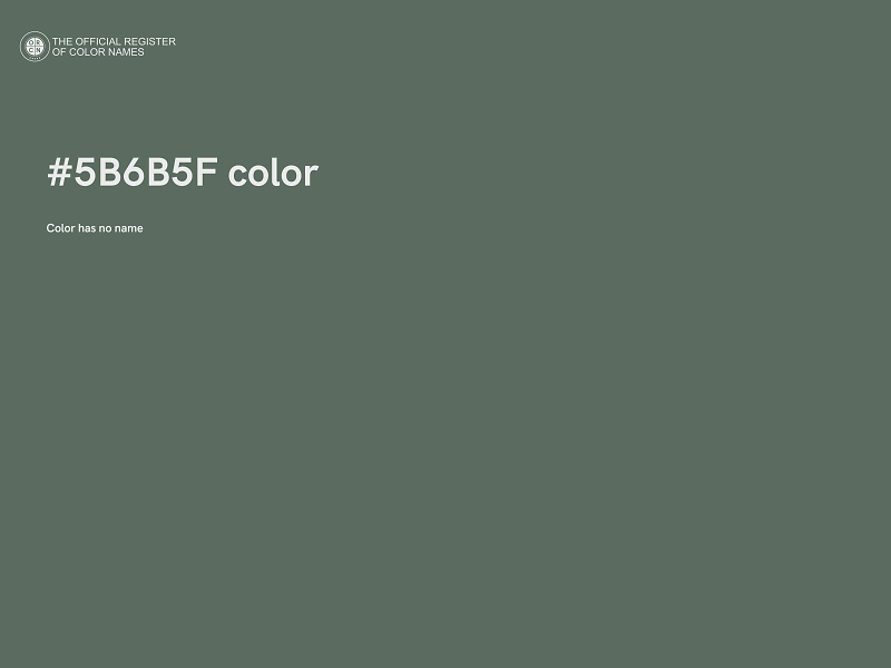 #5B6B5F color image