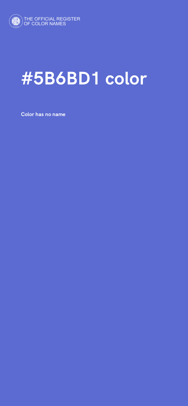 #5B6BD1 color image