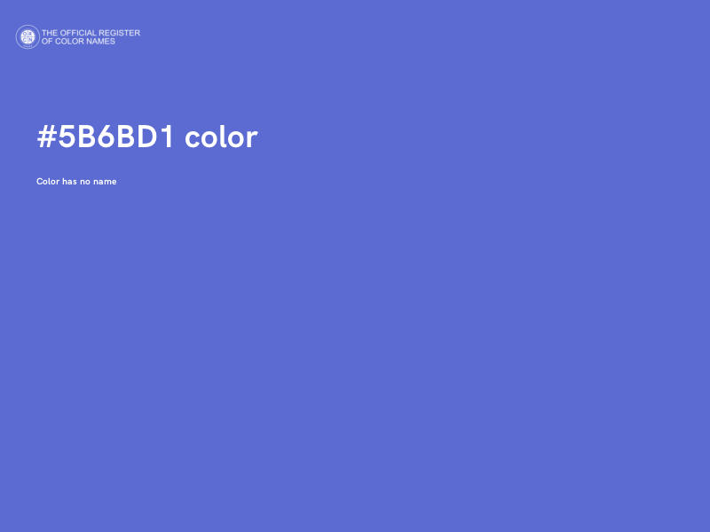 #5B6BD1 color image