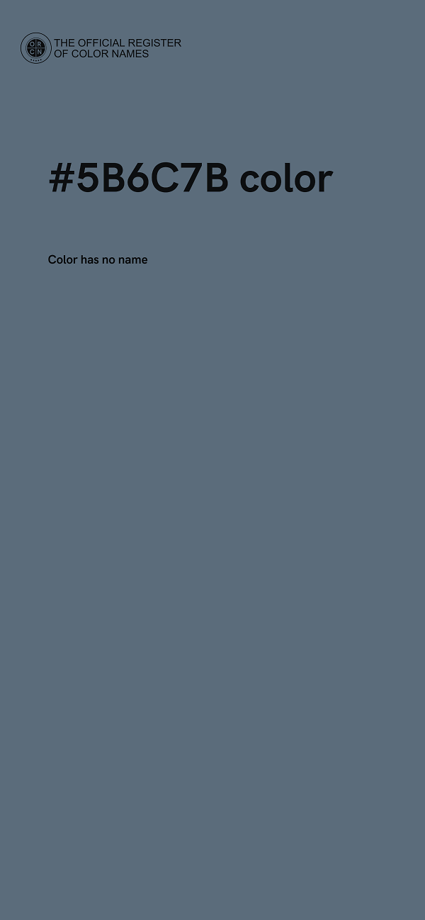 #5B6C7B color image