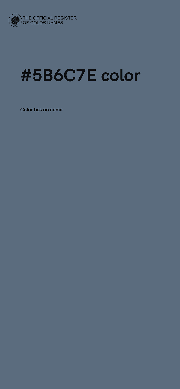 #5B6C7E color image