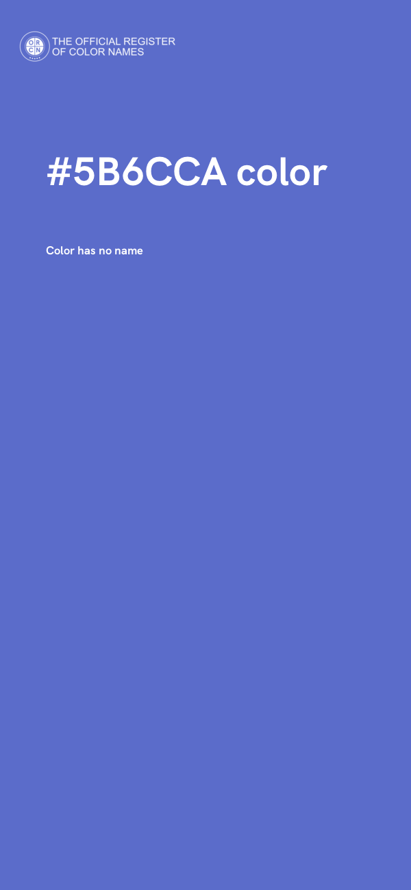 #5B6CCA color image
