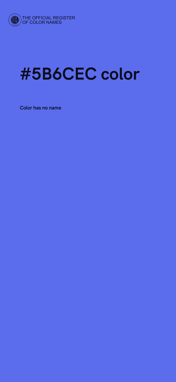 #5B6CEC color image