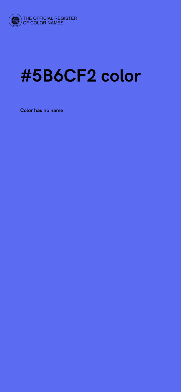 #5B6CF2 color image