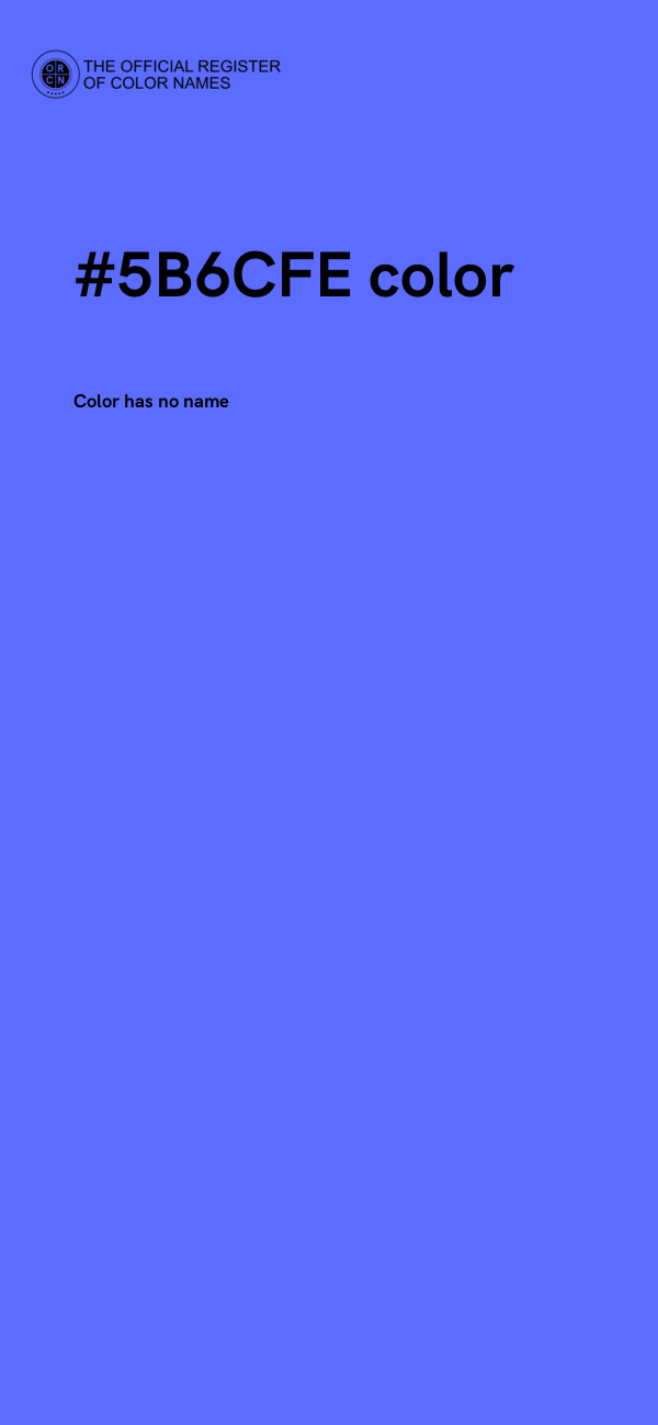 #5B6CFE color image
