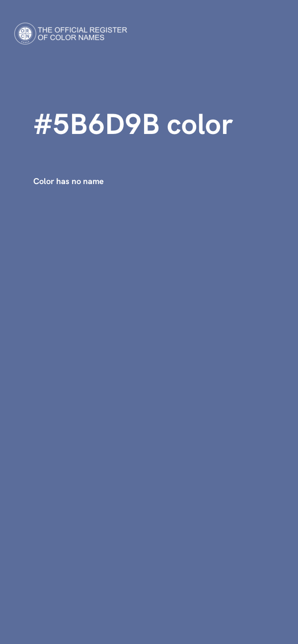 #5B6D9B color image