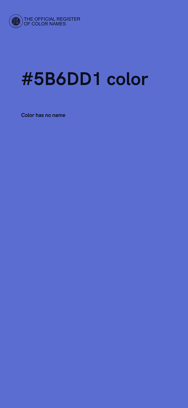 #5B6DD1 color image