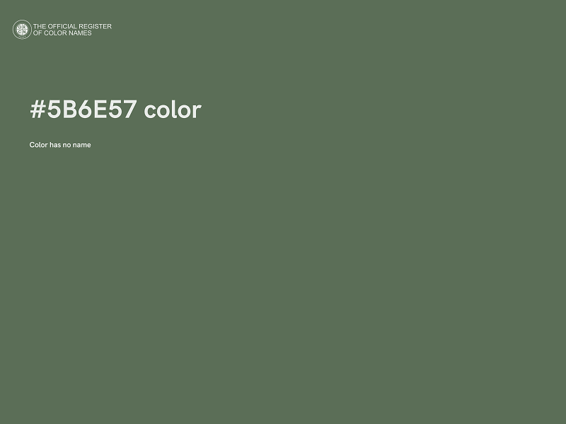 #5B6E57 color image