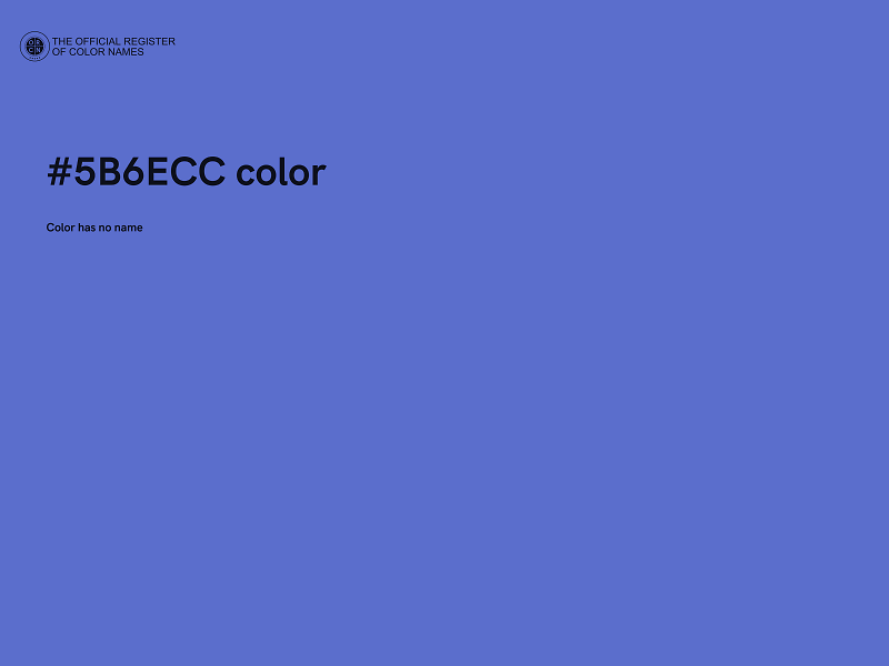 #5B6ECC color image