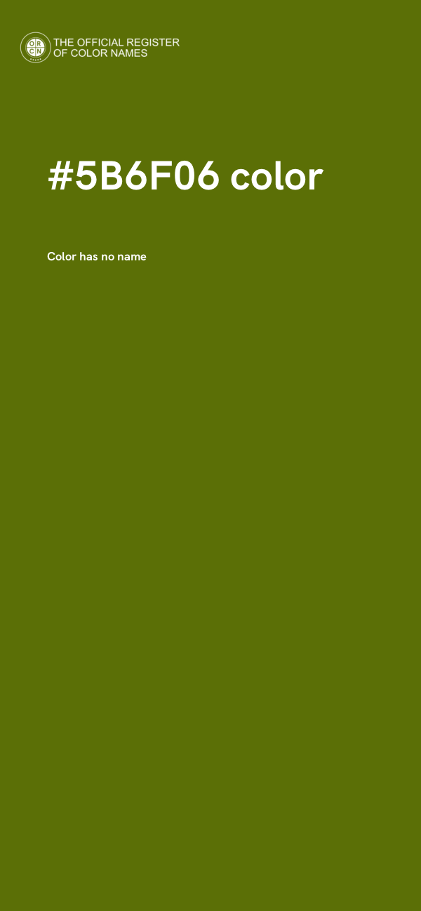 #5B6F06 color image