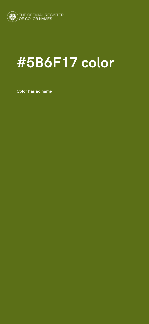 #5B6F17 color image
