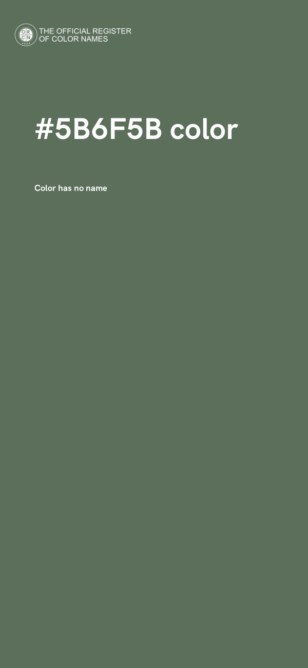 #5B6F5B color image