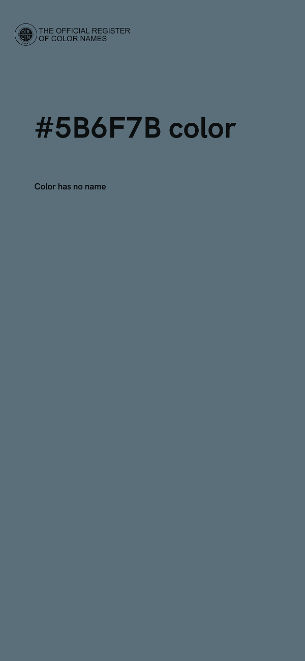 #5B6F7B color image