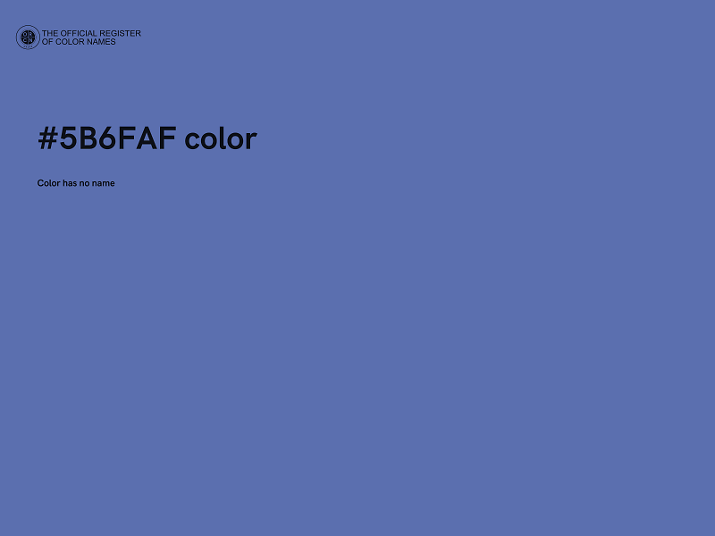 #5B6FAF color image