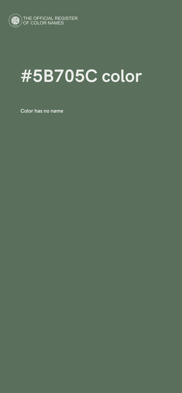 #5B705C color image