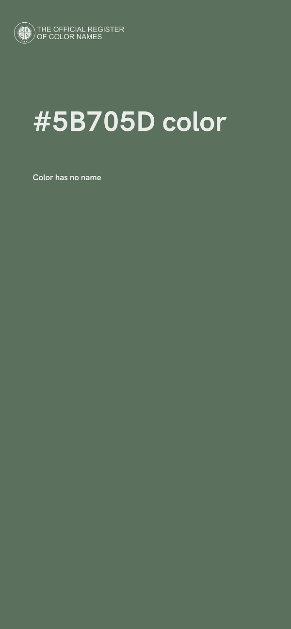 #5B705D color image