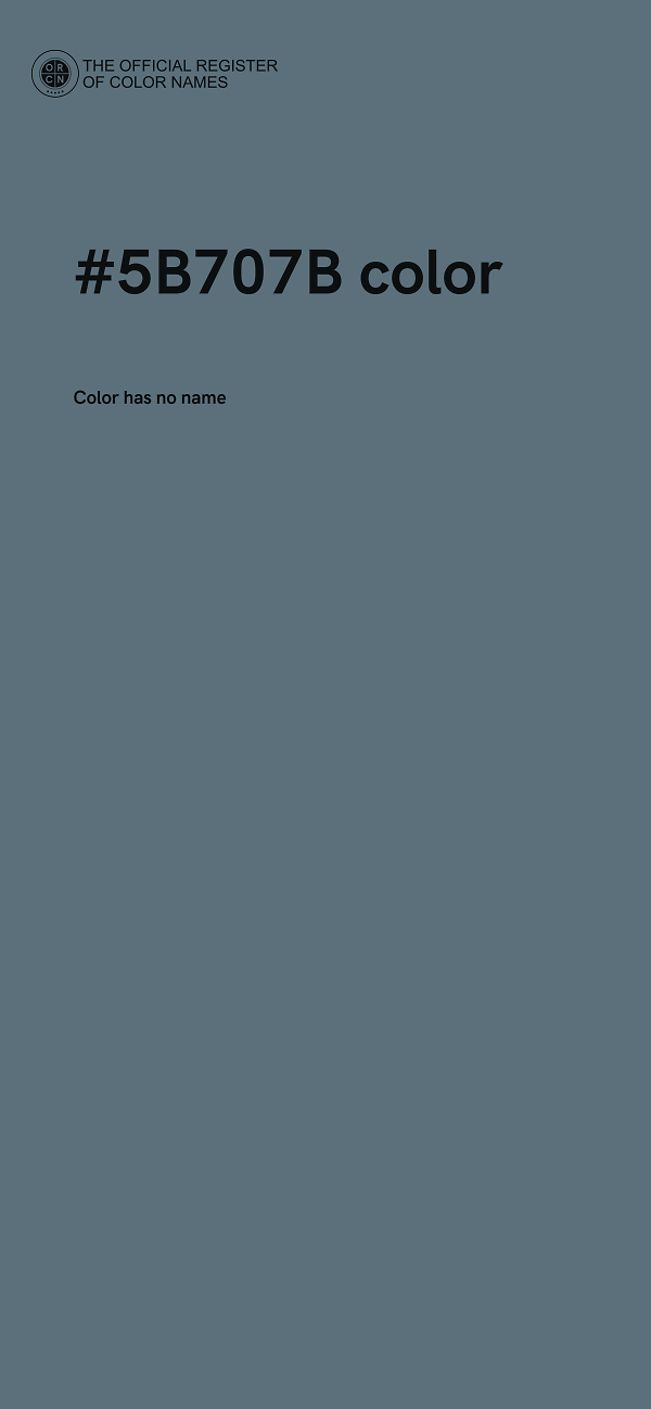 #5B707B color image