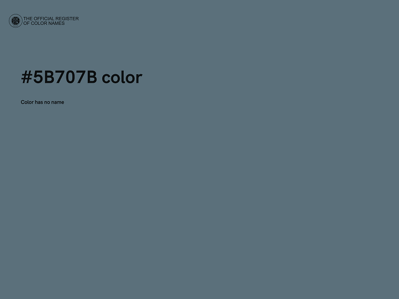 #5B707B color image
