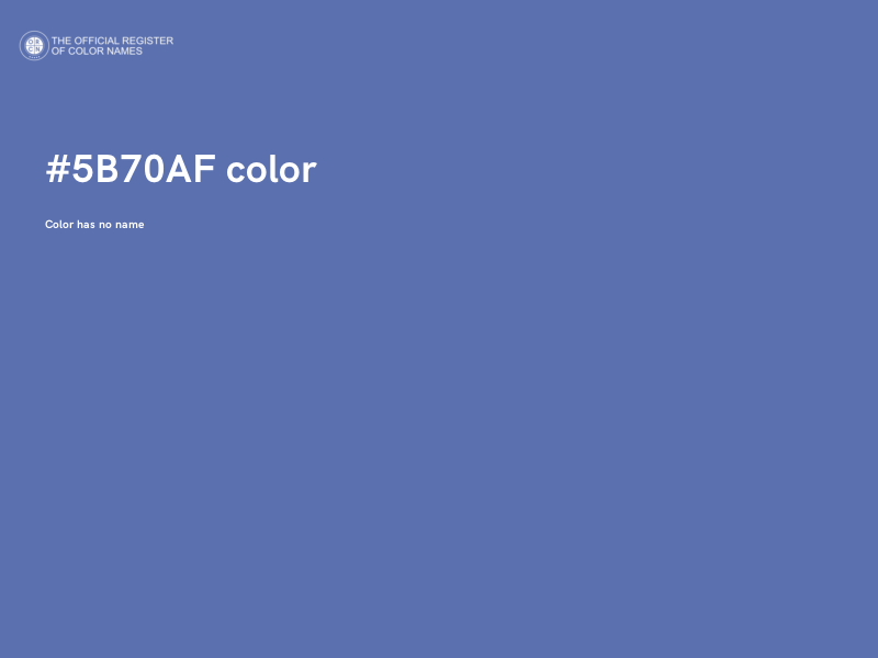 #5B70AF color image