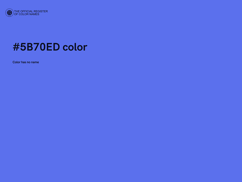 #5B70ED color image