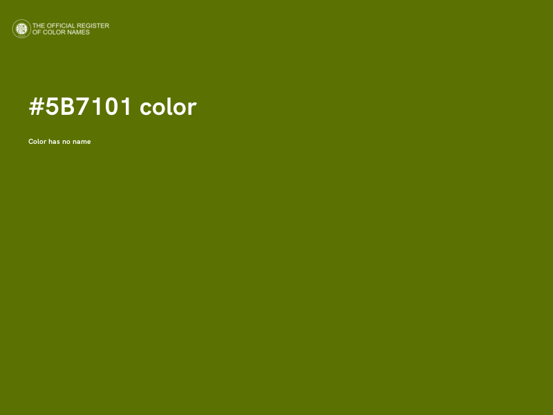#5B7101 color image