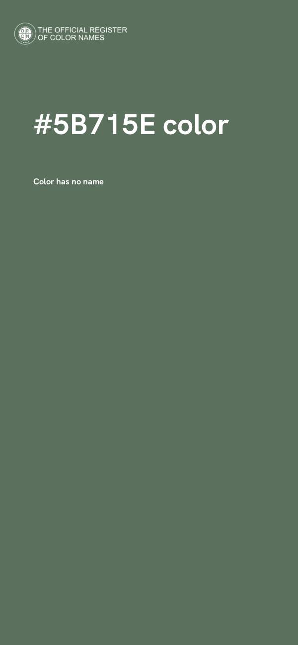#5B715E color image