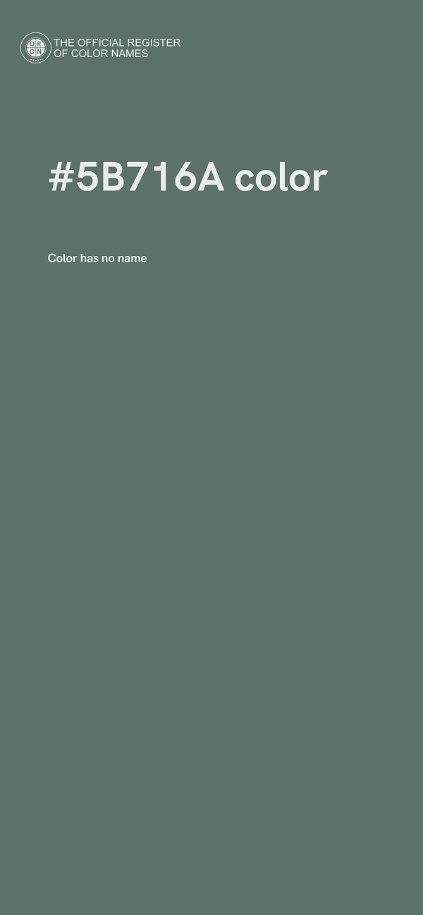#5B716A color image