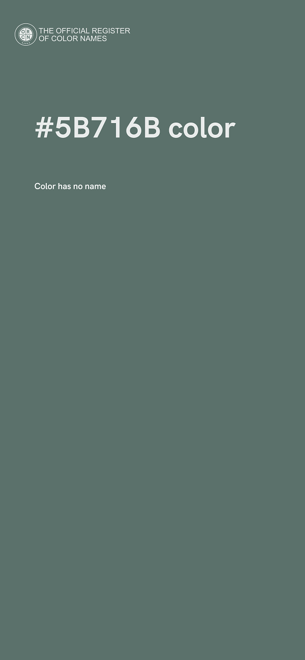#5B716B color image