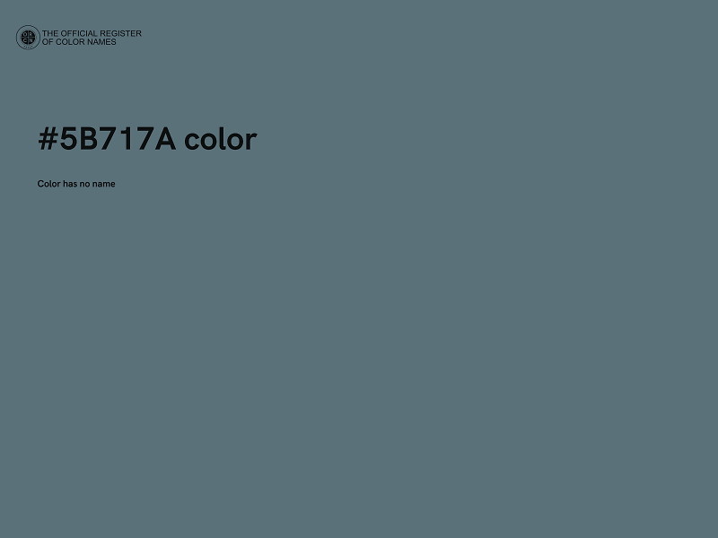 #5B717A color image